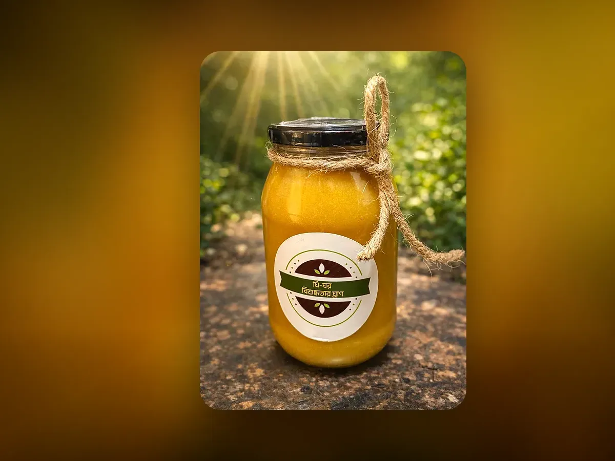 Pure Ghee Landing Page